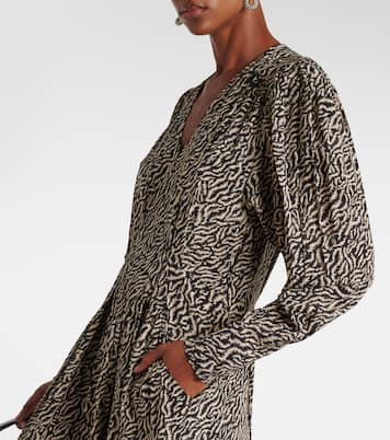Bedrucktes Maxikleid Vonick aus Crêpe de Chine | Marant Etoile