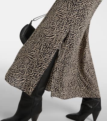 Bedrucktes Maxikleid Vonick aus Crêpe de Chine | Marant Etoile