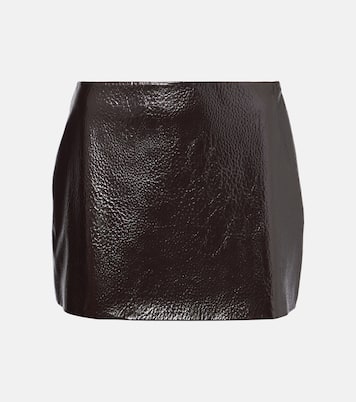 Mini-jupe Mary en cuir synthétique | The Frankie Shop