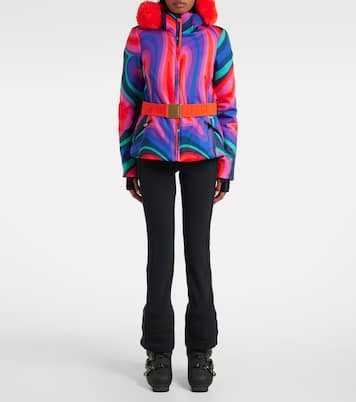 Muse faux fur-trimmed ski jacket | Goldbergh