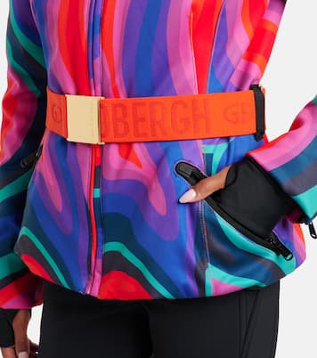 Muse faux fur-trimmed ski jacket | Goldbergh