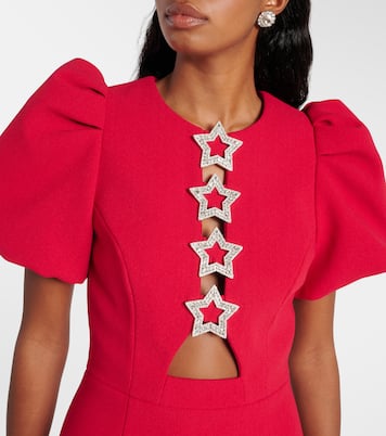 Akari puff-sleeve minidress | Rebecca Vallance
