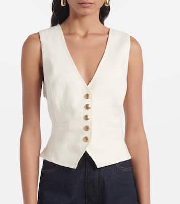 Gilet Crush in lino | Zimmermann