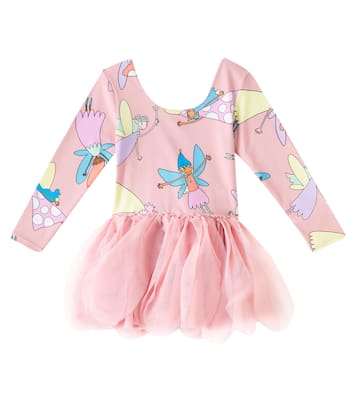프린트 튤 저지 드레스 | Stella McCartney Kids
