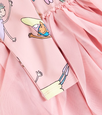 프린트 튤 저지 드레스 | Stella McCartney Kids