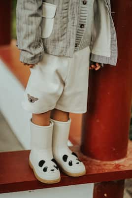 Shorts Ithri in cotone con ricamo | Donsje