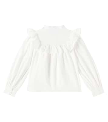 Camicia Rozetta in cotone con volant | Molo