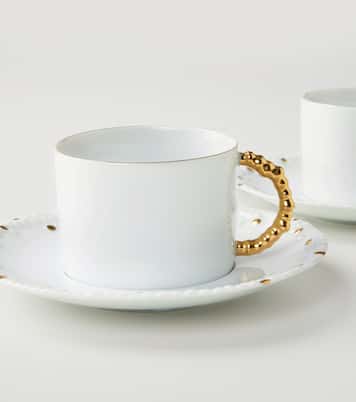 Haas Mojave set of 2 teacups and saucers | L'Objet