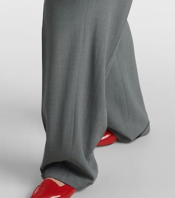 Everhart wool-blend gabardine straight pants | The Row