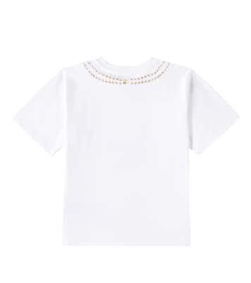 Camiseta en jersey de algodón estampada | Moschino Kids