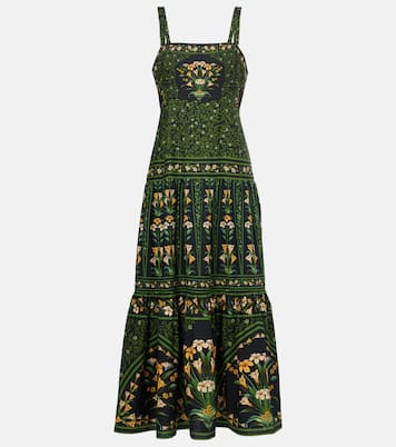 Robe longue Flowers Arch en coton | Farm Rio