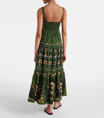 Robe longue Flowers Arch en coton | Farm Rio