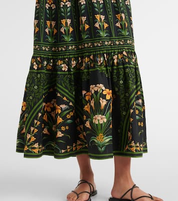 Robe longue Flowers Arch en coton | Farm Rio