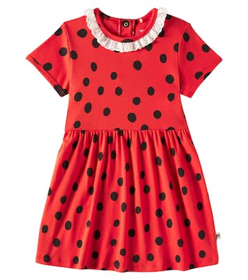 Kleid Dots aus Baumwolle mit Spitze | Mini Rodini