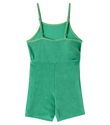 Apple cotton-blend playsuit | Jellymallow