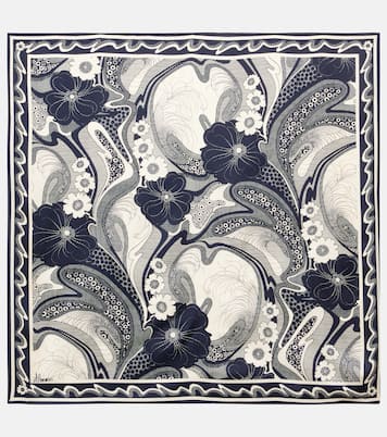 Foulard Mickey in seta con stampa | Alémais