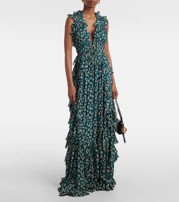 Abito lungo Florella in georgette | Ulla Johnson