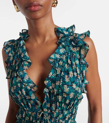 Abito lungo Florella in georgette | Ulla Johnson