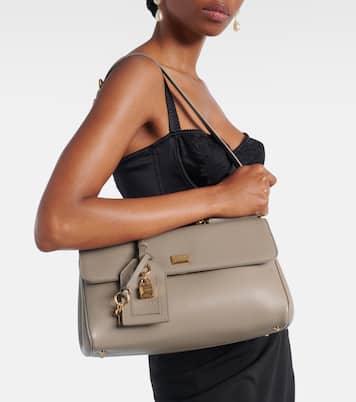 Tote Sicily Small aus Leder | Dolce&Gabbana