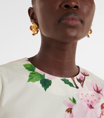 أقراط للأذن Cherry Blossom Small  | Oscar de la Renta