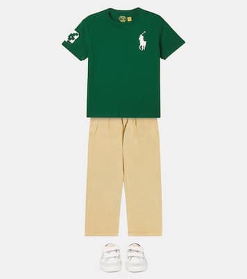 Old School leather sneakers | Golden Goose Kids