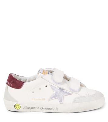 Old School leather sneakers | Golden Goose Kids