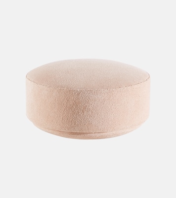 Pastille suede and wood container | Michaël Verheyden