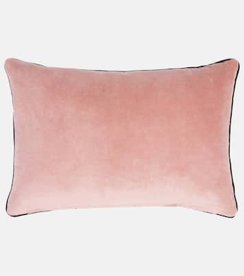 Cuscino in velluto di cotone ricamato | Les-Ottomans