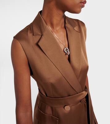 Weste Afgano aus Satin | Max Mara