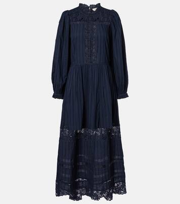 Midikleid Amelie aus Spitze und Baumwolle | Ulla Johnson