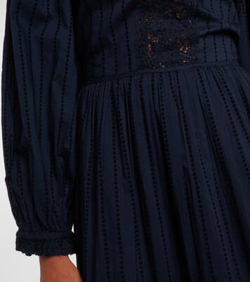 Midikleid Amelie aus Spitze und Baumwolle | Ulla Johnson