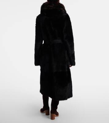 Geoff shearling wrap coat | Altuzarra