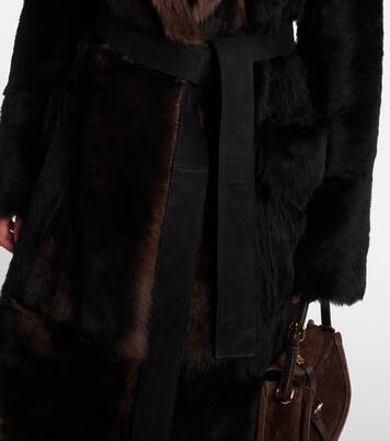 Geoff shearling wrap coat | Altuzarra