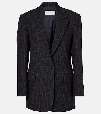Blazer rayé en laine | Dries Van Noten