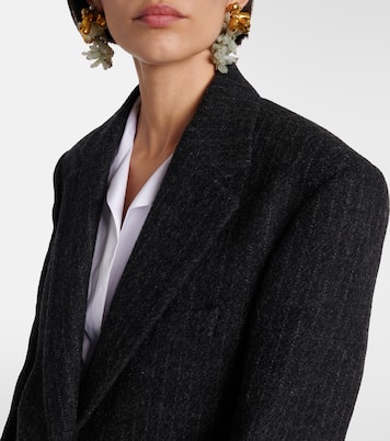 Blazer rayé en laine | Dries Van Noten