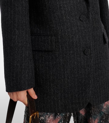 Blazer rayé en laine | Dries Van Noten