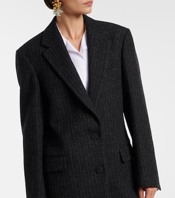 Blazer rayé en laine | Dries Van Noten