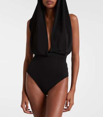 Hooded jersey bodysuit | Balmain