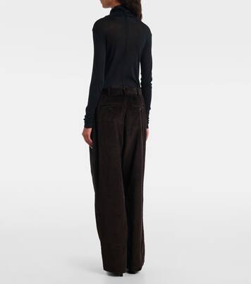 Norstrand cotton corduroy straight pants | The Frankie Shop