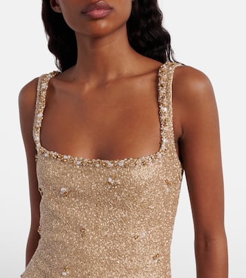 Athena embellished minidress | Clio Peppiatt