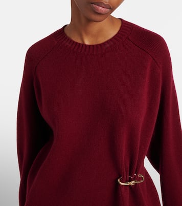 Gathered wool and cashmere sweater | Gucci