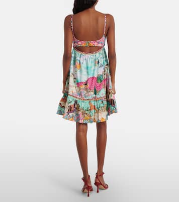 Bedrucktes Minikleid aus Baumwolle | Camilla