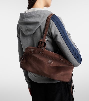 Carrie Small suede shoulder bag | Balenciaga