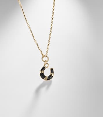 Halskette aus 18kt Gelbgold mit Onyx | FoundRae