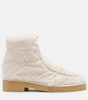 Bottines Frosty en shearling et cuir | Aquazzura