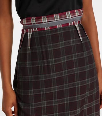 Checked pencil skirt | Maison Margiela