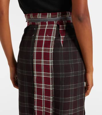 Checked pencil skirt | Maison Margiela
