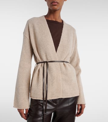 Alina wool-blend cardigan | Velvet