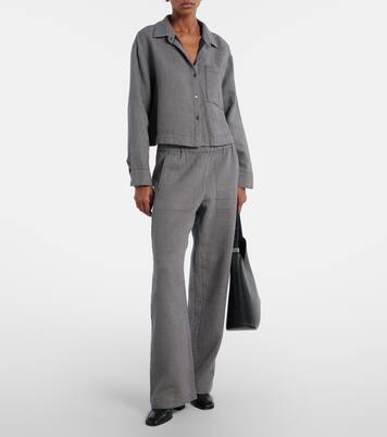 Adeline houndstooth cotton shirt | Velvet