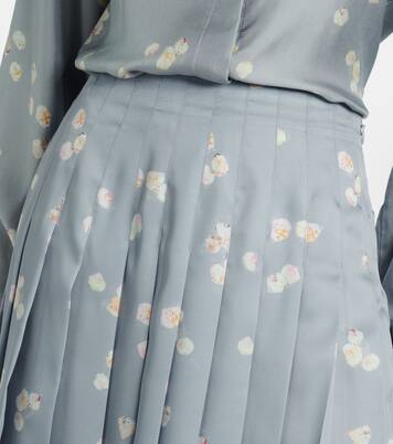 Monti floral pleated midi skirt | Altuzarra